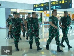 Penyambutan dan Pengantaran Bapak Kasad di Bandara YIA Kulon Progo