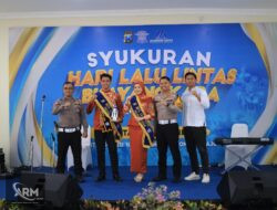 Satlantas Polres Gresik Rayakan Hari Lalu Lintas Bhayangkara ke-69, Berbagai Inovasi dan Aksi Sosial