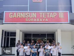 Kapolrestabes Surabaya Coutessy call dengan Kaskogrtap III Surabaya
