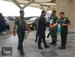 Pengantaran Keberangkatan Kasad Besrta Ketua Umum Persit KCK di Bandara YIA Kulon Progo