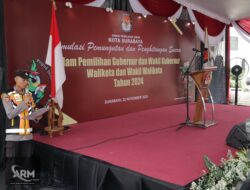 Kapolrestabes Surabaya bersama KPU Surabaya Gelar Simulasi Pilkada Serentak 2024