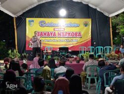 Wujudkan Generasi Emas, Polisi Kediri Sosialisasikan Bahaya Narkoba Pada Warga Desa Bendo