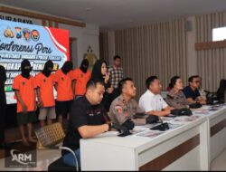 Polrestabes Surabaya Amankan Lima Orang Preman Mengaku Ormas yang Kuasai Lahan Kosong Milik Warga