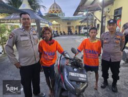 Polsek Kenjeran Amankan Residivis dan Komplotannya Saat Curi Motor Warga di Tambak Wedi
