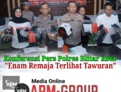Maklumat Satu Suro, Polres Blitar Kota Tangkap Enam Remaja Terlibat Tawuran
